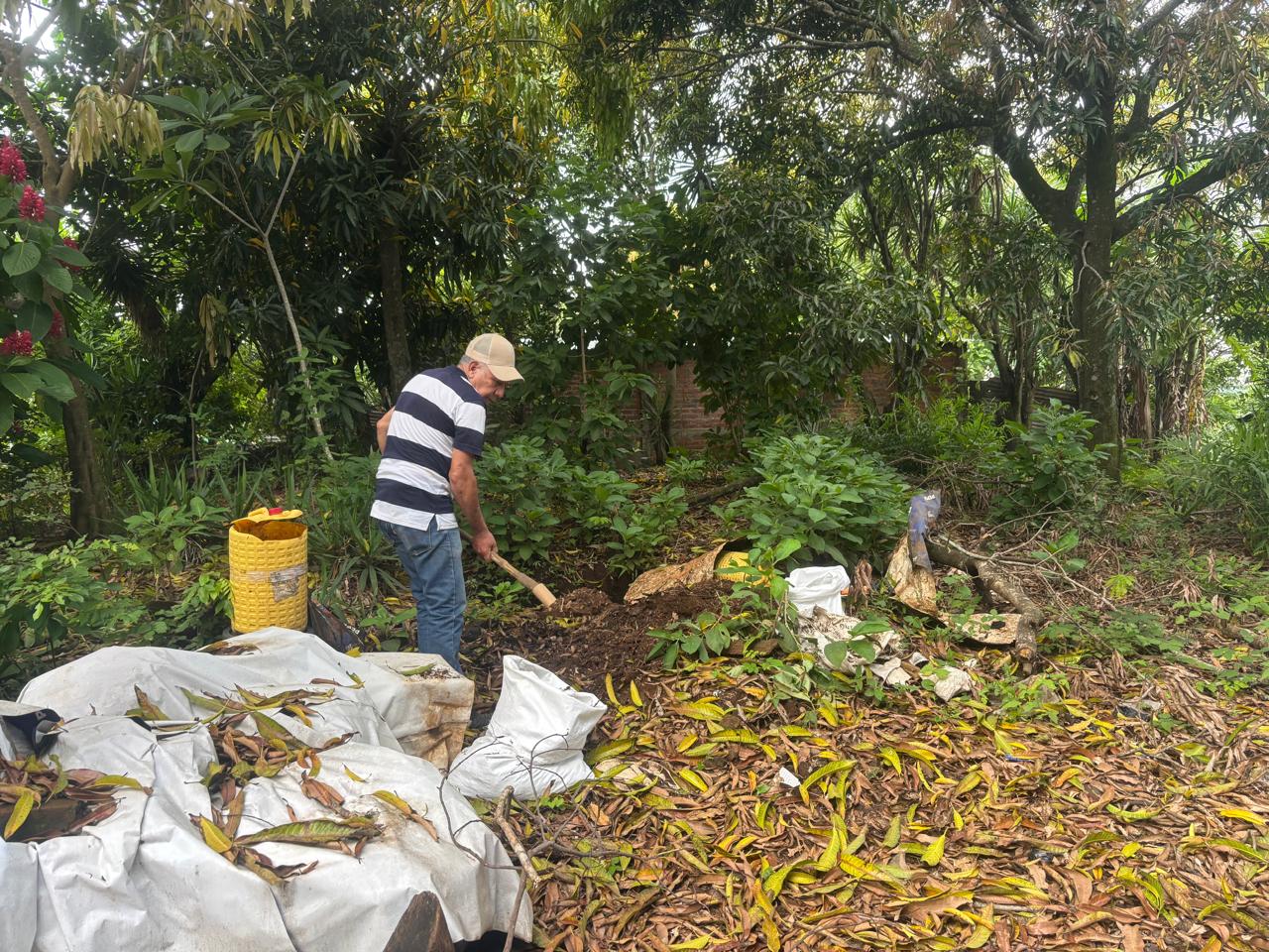 Trabajo de campo en el proyecto Tierra Fértil